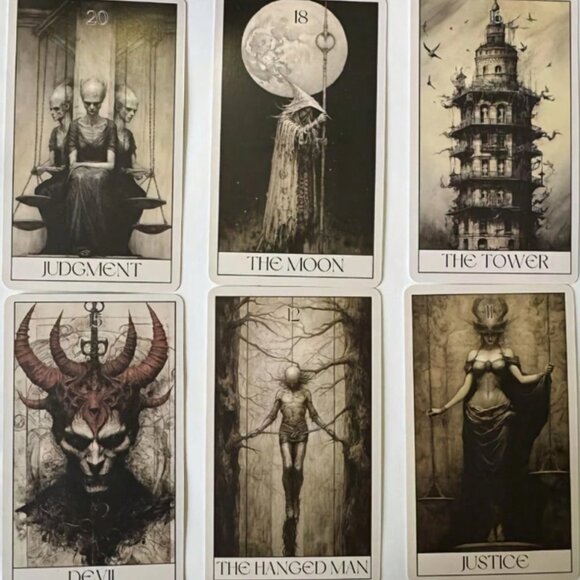 World Obscura Horror Tarot Deck 78 Card NWT - Picture 4 of 4